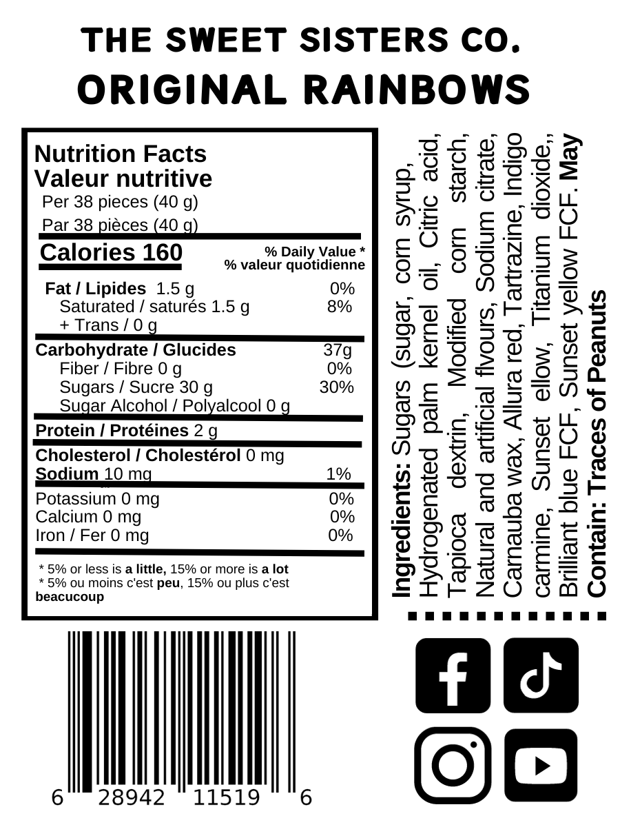 JUMBO original rainbows (255g)