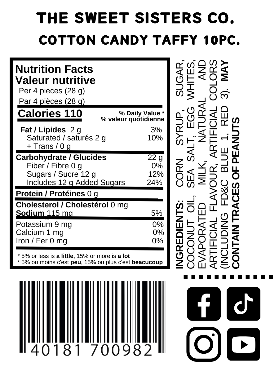 Cotton Candy Saltwater Taffy