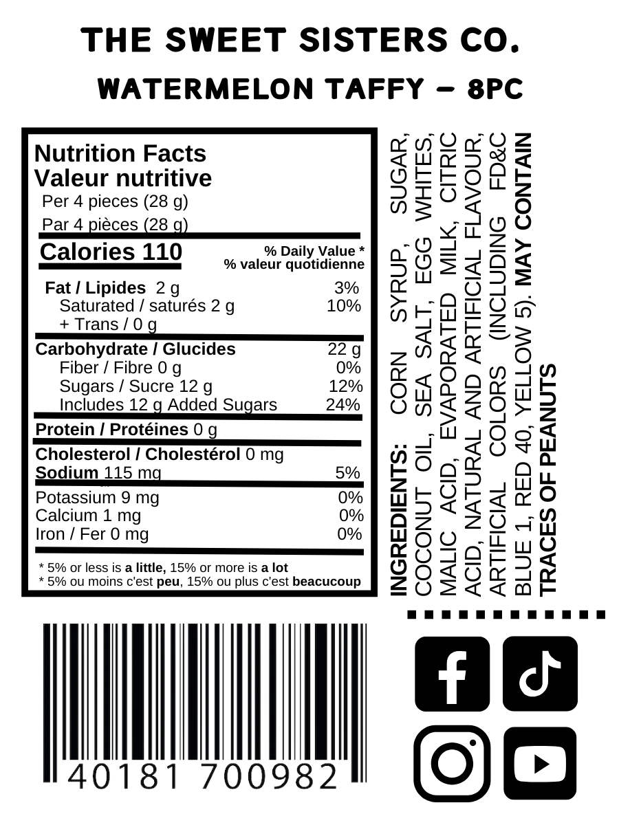 Watermelon Saltwater Taffy